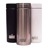 16 Above Stainless Steel Double Walled Vacuum Insulated Wide Mouth Water Bottle - 500ml (16.9oz)