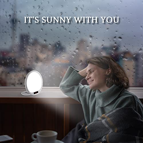 JUXLamp Light Therapy Lamp Bioclock Adjustment Happy Light Alarm UV