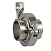 HFS (R) OD SS304 Sanitary Pipe Weld Ferrule + Tri Clamp + PTFE Gasket Set (1.5IN)