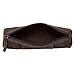 Rustic Town Leather Pencil Case - Full Grain Leather Zippered Pen Pouch - Stationery Bag Pen Holder for Work & Office, Walnut, M, Professional Pencil Case