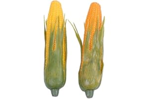 Emivery Fake Vegetable Corn，Artificial Corn Imitation Maize Decoration （2pcs）