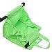 Dewsshine 2 Pack Home Kitchen Reusable Grocery Bags Foldable Shopping Tote Bag Organizer for Supermarket Trolley Cart Outdoor Camping (Green)