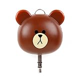 DURAGADGET Kids Brown Bear 2-Way 3.5 mm Headphone Splitter for The EasySMX TH612-V350