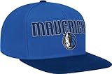 NBA Dallas Mavericks Wool Blend Adjustable Snapback Hat, One Size,  Blue