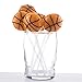 Prextex Basketball Lollipops - Kids Sports Ball Suckers for Birthday, Sports Event or Basketball Party Favor - Pack of 12 (1 Dozen)