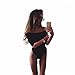 Jumpsuit,SMTSMT Women's Word Shoulder Half Sleeve Leotard Jumpsuit Bodysuit Teddy
