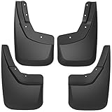 OEDRO Upgraded Front Rear Mud Flaps Compatible with 2014-2018 Chevy Silverado 1500 & 2015-2018 2500 HD / 3500 HD Heavy Duty Splash Mud Guards Full Set 4pc (Without OEM Fender Flares Only)