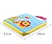 Cloth Book for Babies, 3D Quiet Book My First Fabric Book Soft Touch Non-Toxic Washable Activity Cloth Books Perfect Baby Shower Gifts- Best Early Educational Toy for Toddlers, Preschool Boys and Girl
