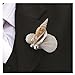 Lillian Rose Coastal Beach Wedding Seashell Boutonniere