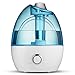 Bartnelli Ultrasonic Cool Mist Humidifier with Ultra-Quiet Operation – 3.5L Tank for Water – 360° Mist Nozzle - Automatic Shut Off – Certified Safety – 7 Color Night Light