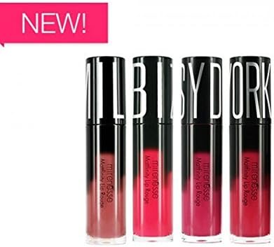Mirenesse Cosmetics NEW WORLD LAUNCH Best Lipstick Mattfinity Lip Rouge Colour Blast 4 Piece Collection (1.7g/0.05oz)