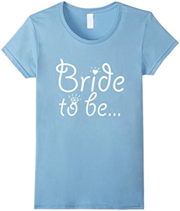 Women's Bachelorette Bride To Be T-shirt XL Baby Blue