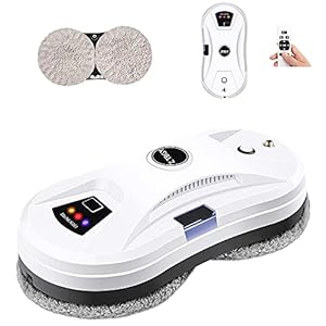 Smart Glass Cleaning Robot, Automatische Raamreiniging, met Auto Spray Waterverstuiving Stofverwijdering…