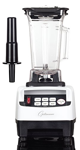 Optimum 8200 High-Speed Heavy Duty Smoothie Blender with 50.7 fl oz. BPA-Free Pitcher, 2238W, Stainless Steel 6-blade Assembly, Automatic Blending and 6 Preset Functions (White)