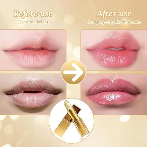 Kivora Signature Lipstick, Kivora Colour Changing Lipstick, PH Adjusting Lipsticks Mature Women, Self Adjusting Lipsticks Honey Colours, Long Lasting Lip stick for Older Women and Young Women (2PC)