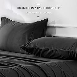 Newspin Full Bed in a Bag - 7 Pieces Black