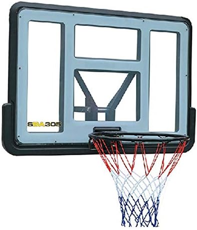 Suon ぶら下げ リバウンド バスケットボール ウォールマウント スポーツ バスケットボールバックボードフープネットセット 非常に適しています 子供達 十代の若者たちと大人 110x75cm