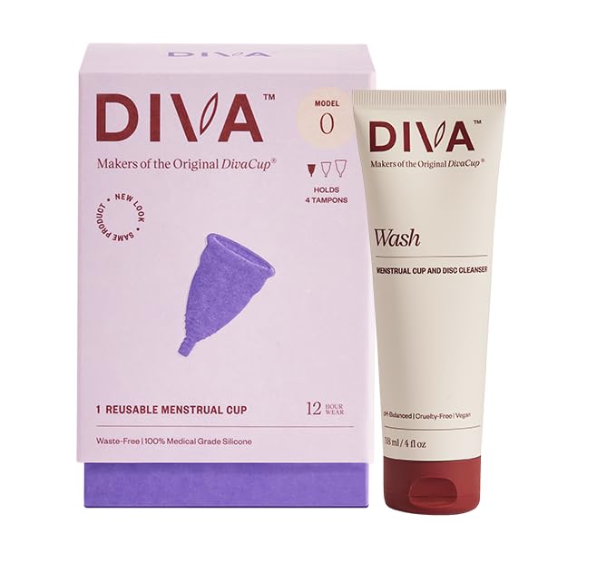 Mua Diva Cup & Diva Wash Combo Pack Medical Grade Silicone Cup for