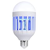 Bug Zapper, Mosquito Killer Lamp, Electronic Insect Killer, Mosquito Trap, Fly Killer, Perfect for Indoor Home Garden Patio Backyard, 110V 10W E27 LED Light Bulb, Give You a Comfortable Sleep