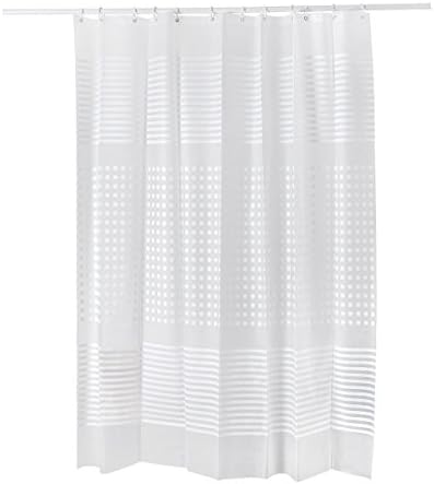 Healfit Heavy Dudy PEVA Shower Curtain Liner Waterproof Non Toxic, Eco-Friendly, No Chemical Odor, Rust Proof Grommets 72x72