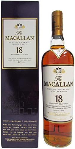 MacallanLight Maghony Sherry Oak 2017 Annual Release - 18 year old Whisky