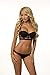Velvet Kitten Sexy Cage Rage Underwire Bra for Women B24122 in 34B, Black