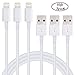 Cordify 3Pack 10FT Lightning Cable Cords 8 Pin USB Sync and Charging Cords charger Compatible with iPhone 7/7 Plus/6s/6s Plus/6/6 Plus/5s/5c/5/SE, iPad/iPod (White)