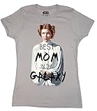 Star Wars Princess Leia Best Mom In The Galaxy Juniors T-shirt