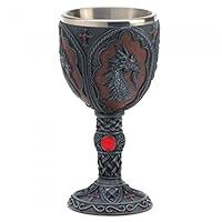 Dragon Crest 13903 Royal Dragon Goblet, Multicolor