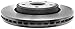 ACDelco Silver 18A2345A (19261773) Non-Coated Front Disc Brake Rotor
