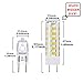 DiCUNO G8 LED Bulb, Dimmable 6W Warm White 3000K, 110V Xenon 60w Halogen Replacement, Under Cabinet Counter Light, 6Pcs, Note: Must Check Size Before Purchase(See Picture 2 & 3)
