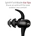 NuForce Optoma BESPORT3-GUNMETAL BE Sport3 Wireless Bluetooth in-Ear Headphones for Sports, Gunmetal