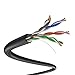 Dripstone 1000ft CAT5e Outdoor Direct Burial Solid Cable 24AWG Waterproof Wire HDPE Insulated Polyethylene (PE) for Indoor/Outdoor Easy Pull Box