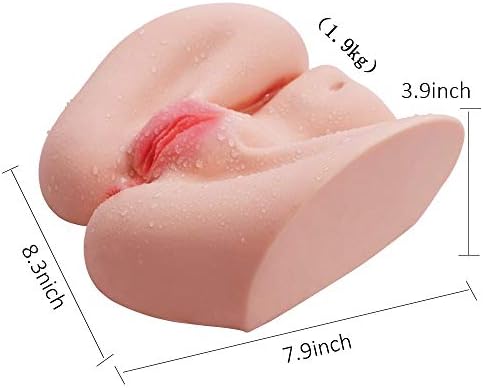 2 in 1 Double Holes Mouth&Vigina Premium for Women,100% Medical Grade Silicone,Warm Mugs -Trainer Sleeves