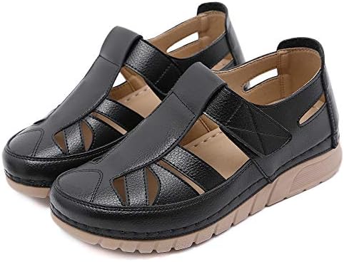Touchmosees Bohemia Wedge Sandals Women's Ankle Strap Causal