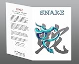Asian Zodiac (2-PACK) Greeting, Birthday, Gift Card Year of the Snake
