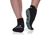Bamboo Yoga Socks Non-Slip Full Toe Grip for Pilates, Barre and Hospital Rehab