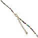 LUREME Women's Bohemian Handmade Colorful Pom Pom Long Beaded Chain Tassel Necklace (nl005629)