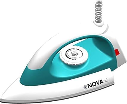 Nova Plus Amaze NI-20 1100-Watt Dry Iron (White/Turquoise)