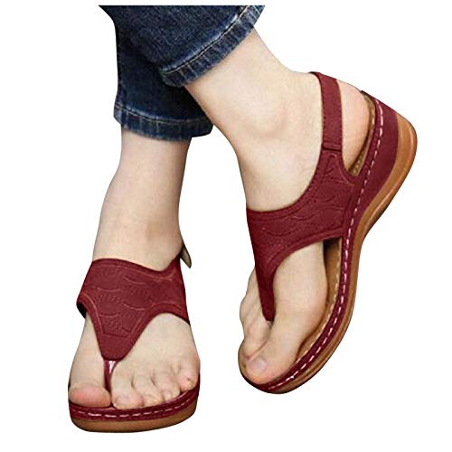 UQGHQO cute sandals for women wide feet Women's Cute Open Toes One