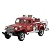 Hallmark Keepsake Christmas Ornament 2019 Year Dated Brigade 1958 Dodge Power Wagon Fire Engine with Light