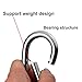 Homder 8 Pack Silver Spring Snap Hook Stainless Steel Snaps 304 Clip Keychain Jungle Fast Hang Outdoor Snap Clip,Holds up to 154lb/70KG(Max)