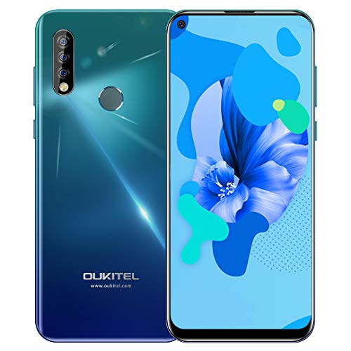 Unlocked Smartphone OUKITEL C17 Pro with Triple Camera, 6.35 Inch HD+ Full Screen, 64GB + 4GB RAM, Global 4G LTE Cell Phones, Dual SIM, Android 9.0 Mobile Phone, Face ID, Type-C