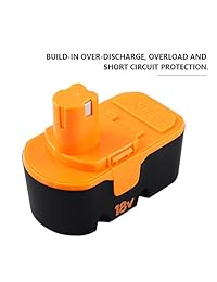 2 baterías de repuesto 18V 3.0Ah para herramientas eléctricas de alta capacidad Ryobi One + P100 P101