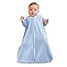 HALO Sleepsack Micro-Fleece Wearable Blanket, TOG 1.0, Baby Blue, Medium