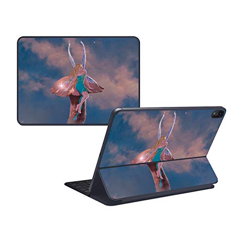 MightySkins Skin Compatible with Apple iPad Pro Smart Keyboard 12.9" (2018) - F…