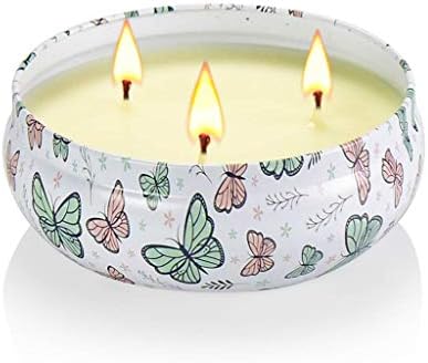Big Sale!WORMENG Scented Candles Gift Set Natural Soy Wax Smokeless Aromatherapy Candles Kit for Home,Garden
