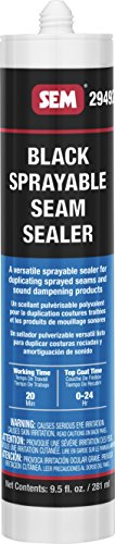 SEM 29492 1K Black Seam Sealer, 9.5 oz.