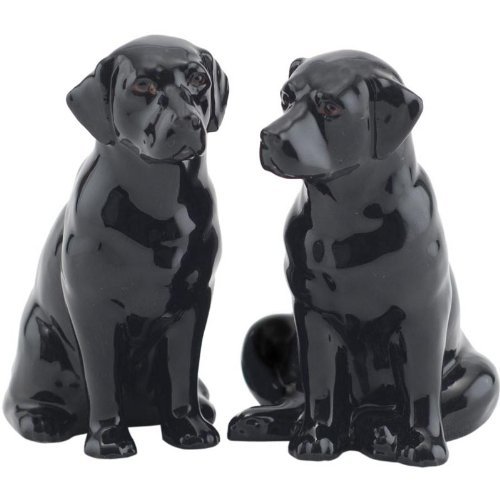 Quail Ceramics - Black Labrador Salt and Pepper