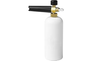 Car Foam Cannon Pressure Washer Snow Foam Lance Jet Wash 1/4 Inch Quick Connector 1.0mm Orifice Car Wash Blaster for Pressure